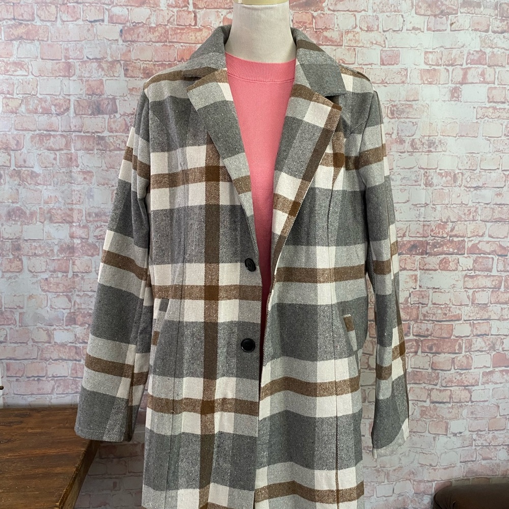 Plaid Flannel Barn Coat